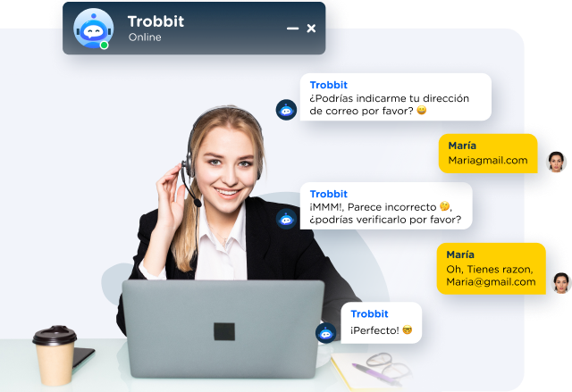 El Servicio atención al Cliente Trobbit potenciado con Inteligencia Artificial será tu mejor aliado para atender a tus clientes con un servicio de calidad.